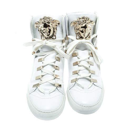 versace high tops white